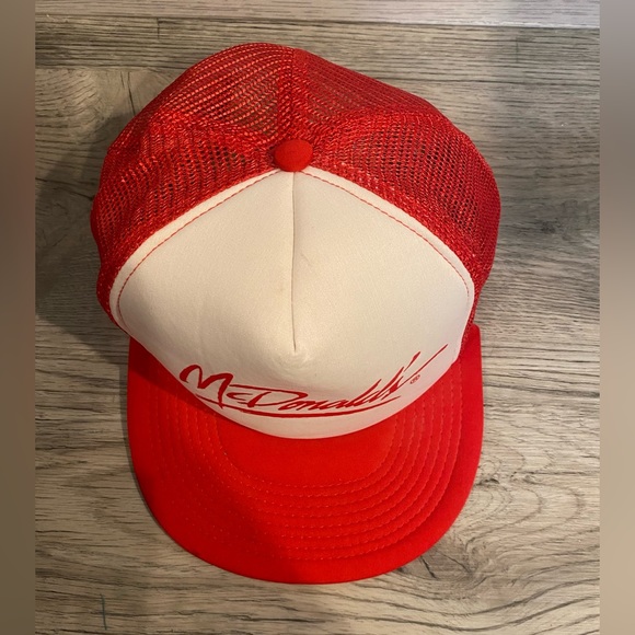McDonalds Red/White Snap Back Hat - Picture 3 of 7